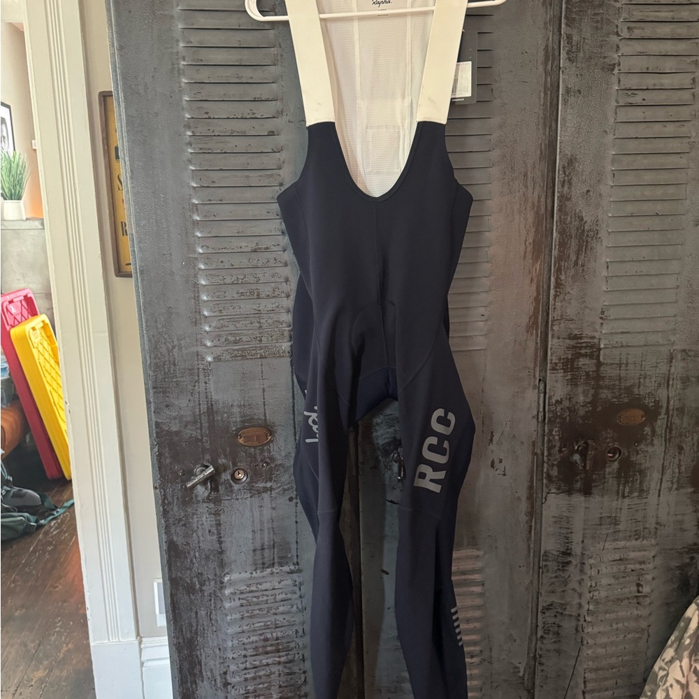 Rapha Mens Cycling Bib Tights. Size Large